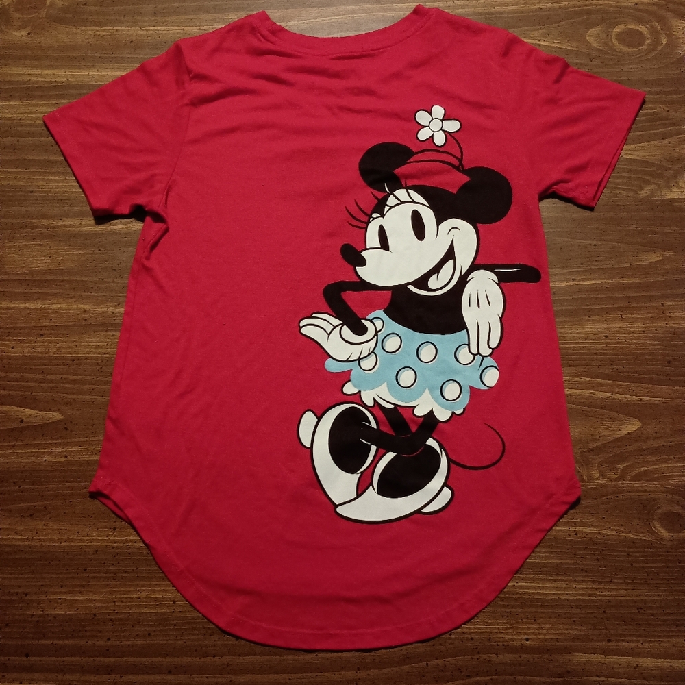 MICKEY & MINNIE T-SHIRT - Medium Kids // Disney Mouse Girls Tee Shirt - Picture 6 of 8
